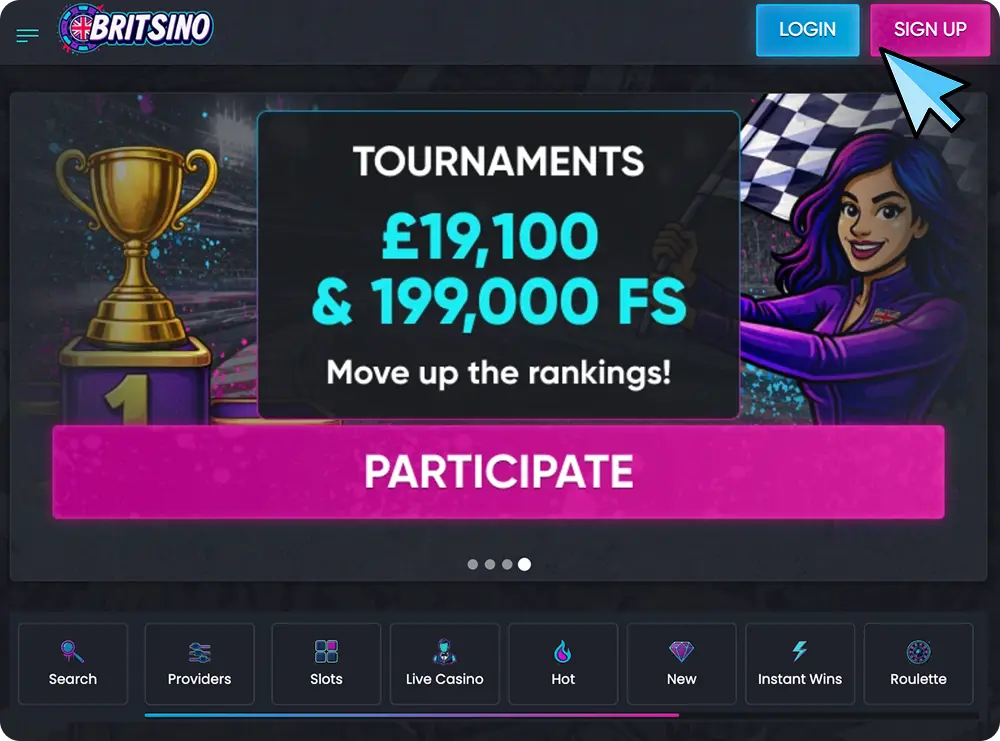 britsino login